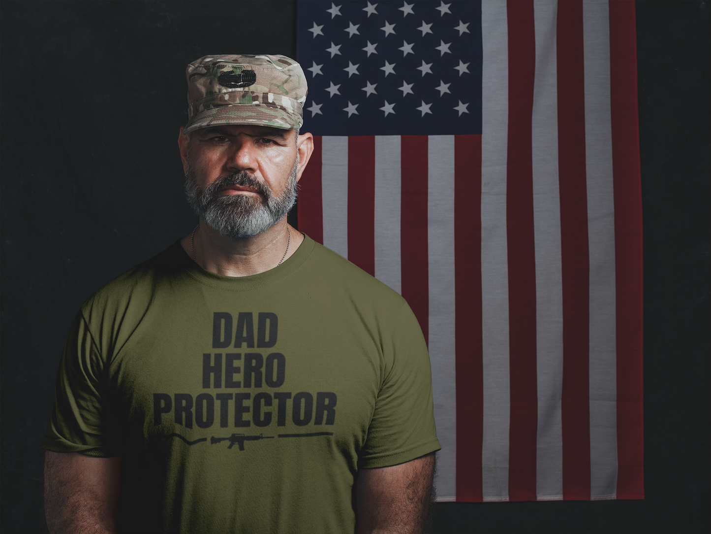 Family - Dad, Hero, and Protector - Military Edition - 550strong