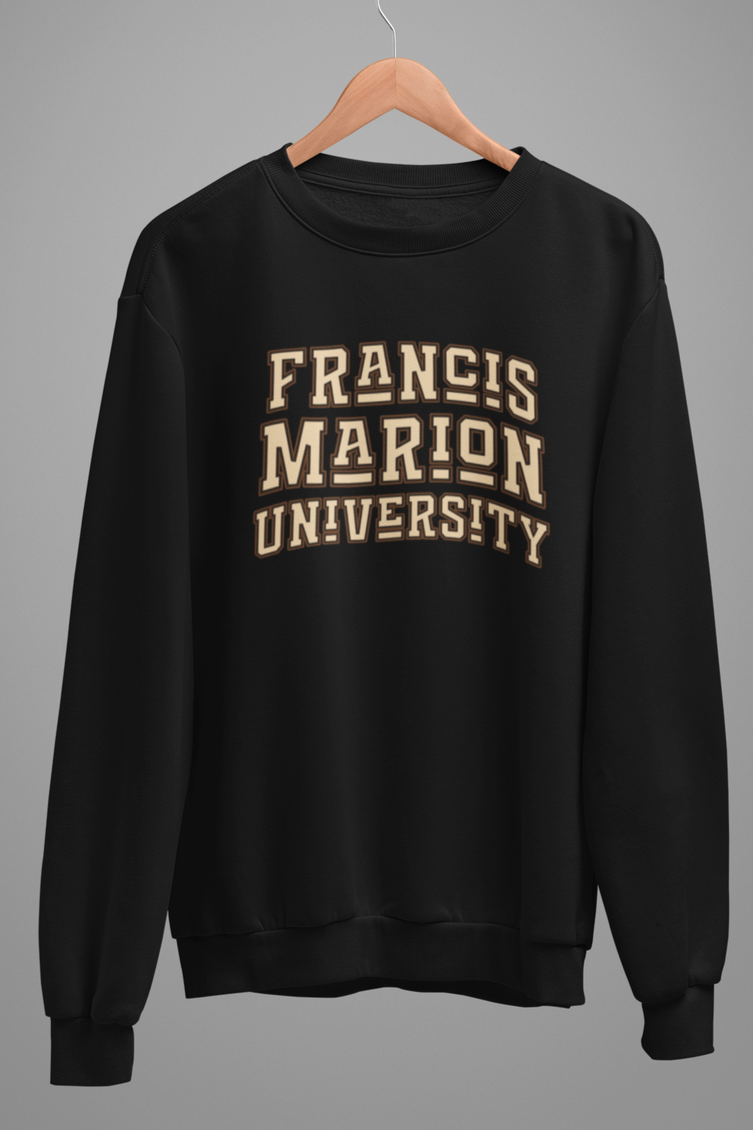 FMU - Francis Marion University Chocolate and Cream - Sweatshirt - 550strong