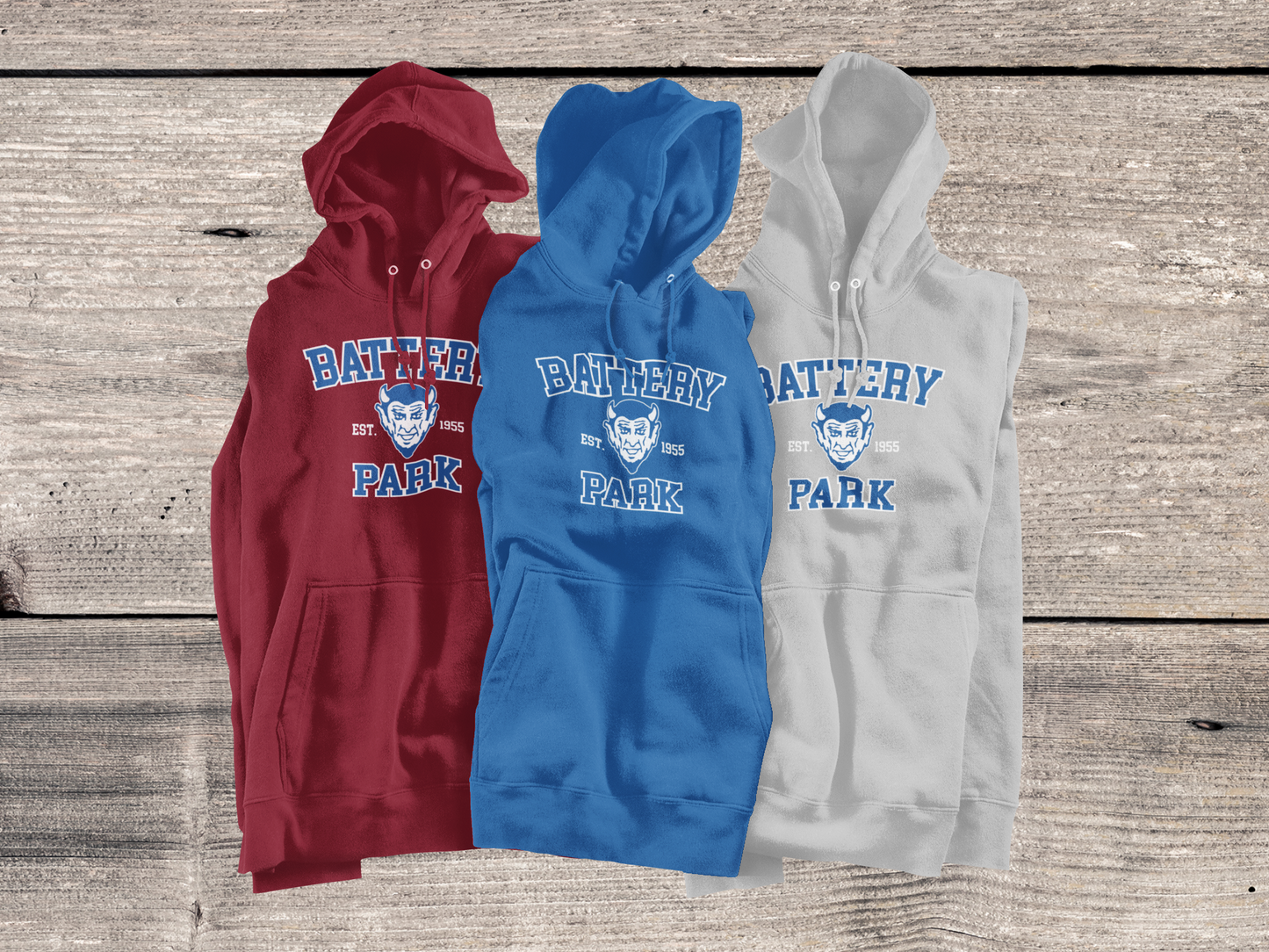 HS - Battery Park Blue Devils Hoodie - Type D - 550strong