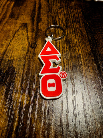 Delta Sigma Theta Letter Key Chain