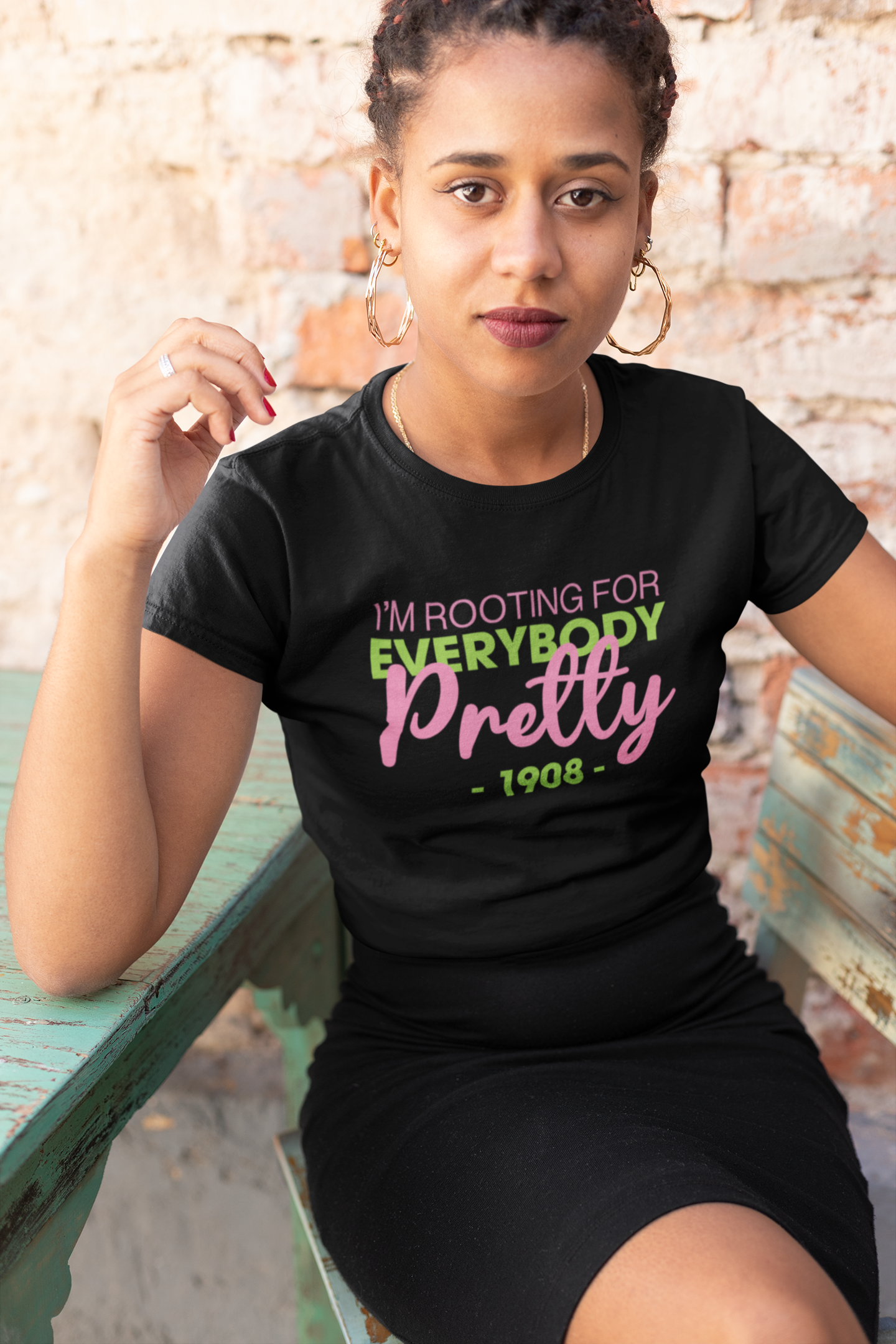 Greek - I'm Rooting for Everybody Pretty (AKA) Shirt / Pretty Girl Shirt