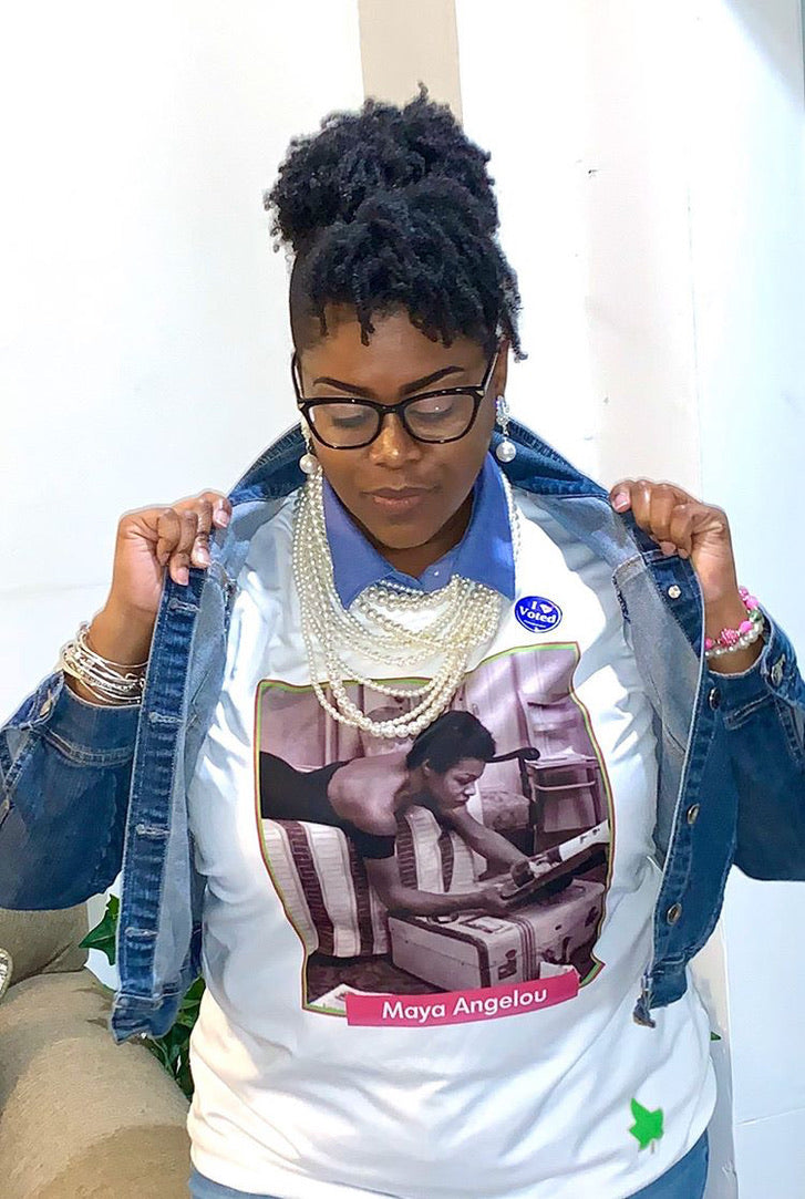 BH - Maya Angelou (AKA Edition) - Poet - Writer -Activist - Black History Shirt - 550strong