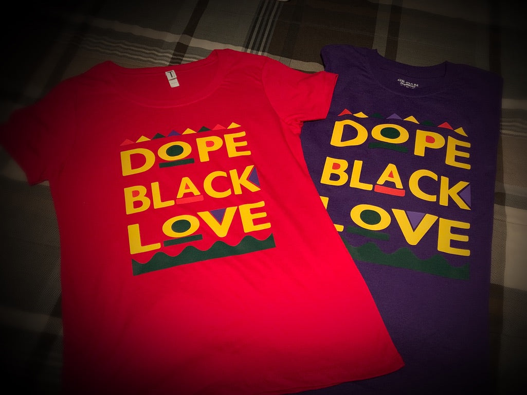 BLM - Black Dope Love III Shirt (Purple and Red Edition) - 550strong