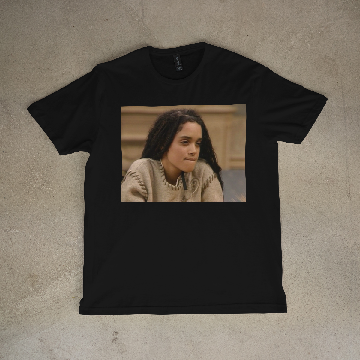 Denise Huxtable Vintage 90s TV Graphic T-Shirt | Black Culture Nostalgia Tee - 550strong