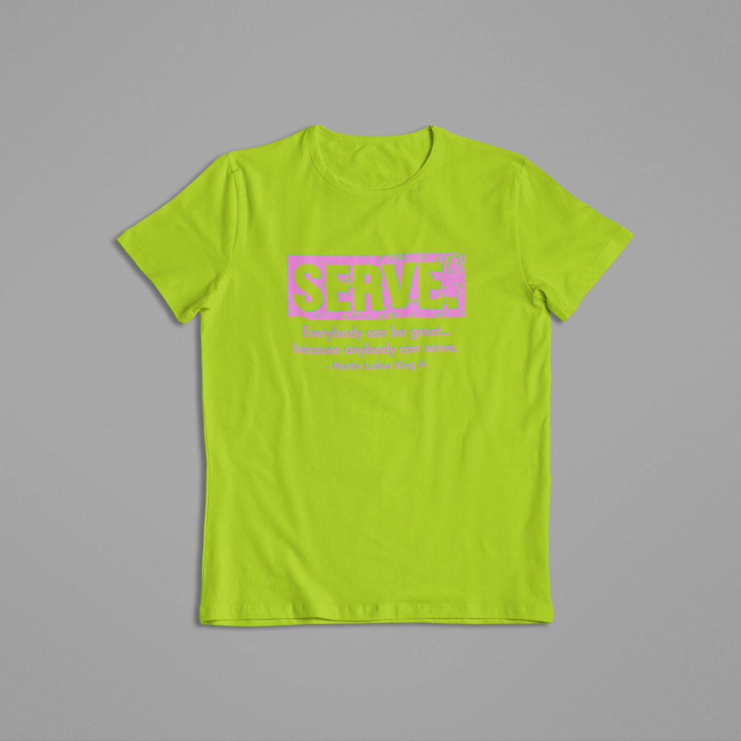 MLK - Serve - Pink and Green - 550strong