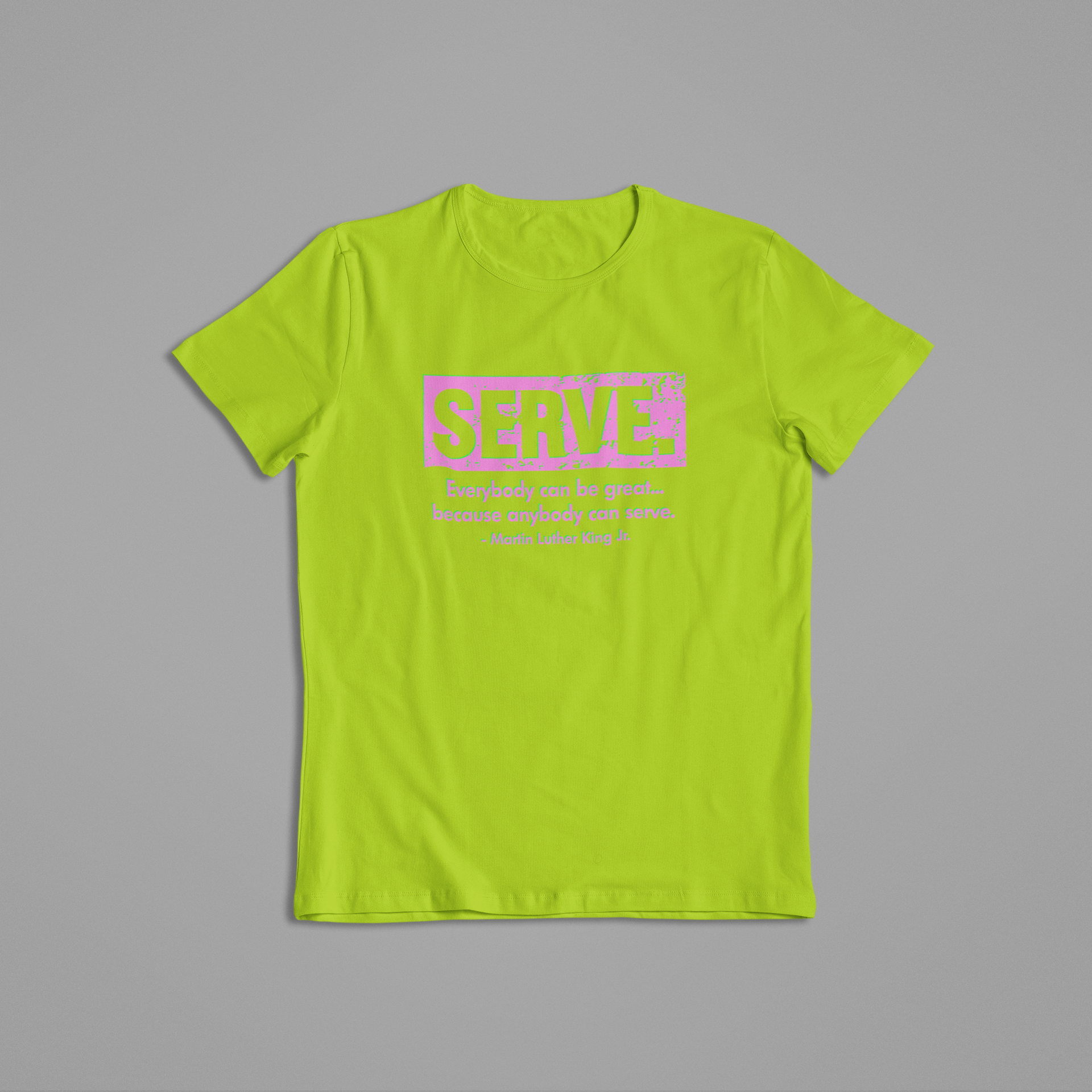 MLK - Serve - Pink and Green - 550strong