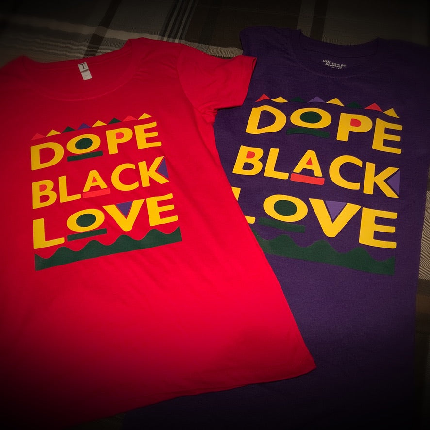 BLM - Black Dope Love III Shirt (Purple and Red Edition) - 550strong