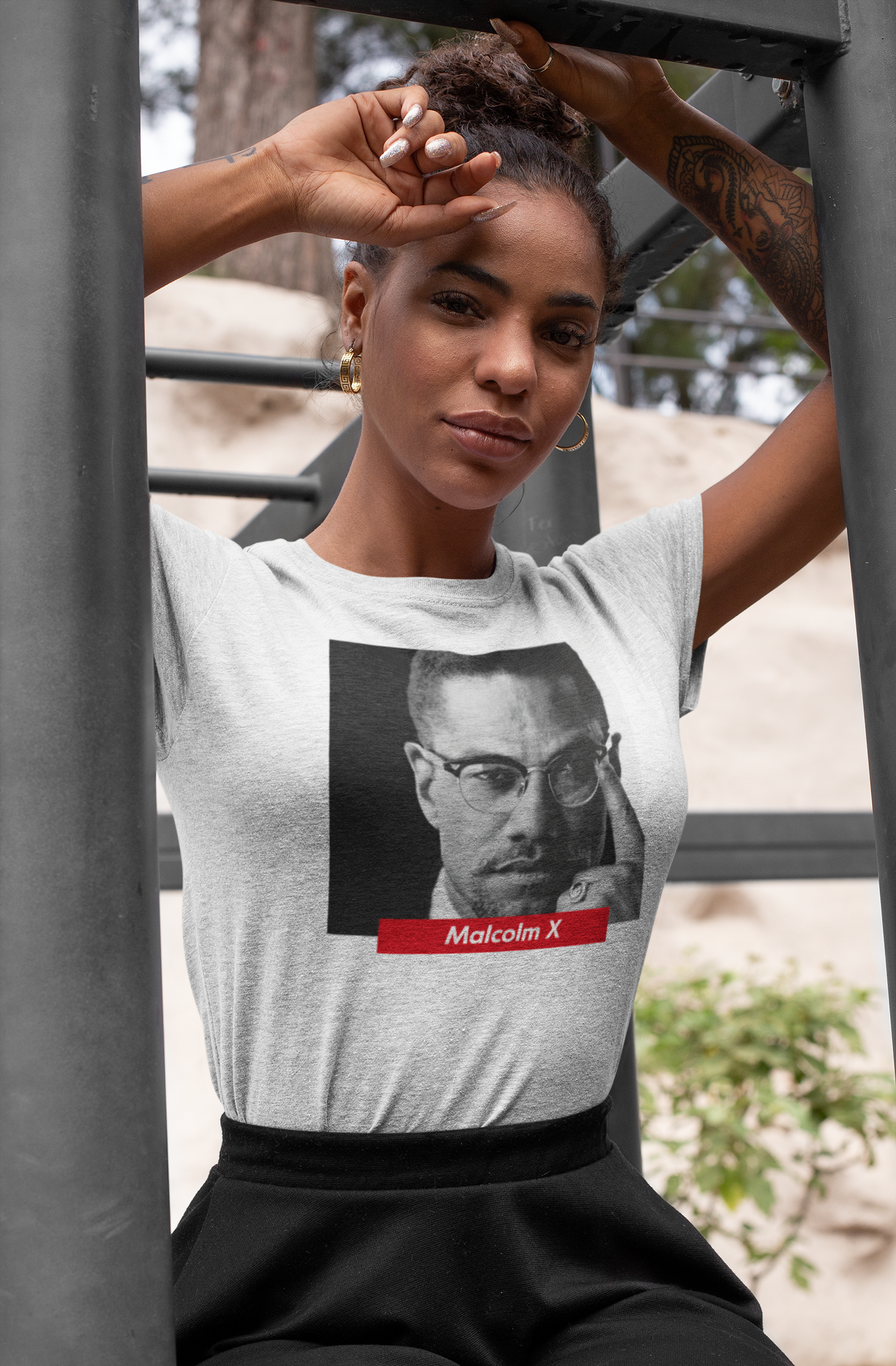 BH - Malcolm X - Black History Shirt - 550strong