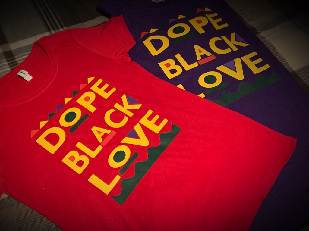 BLM - Black Dope Love III Shirt (Purple and Red Edition) - 550strong