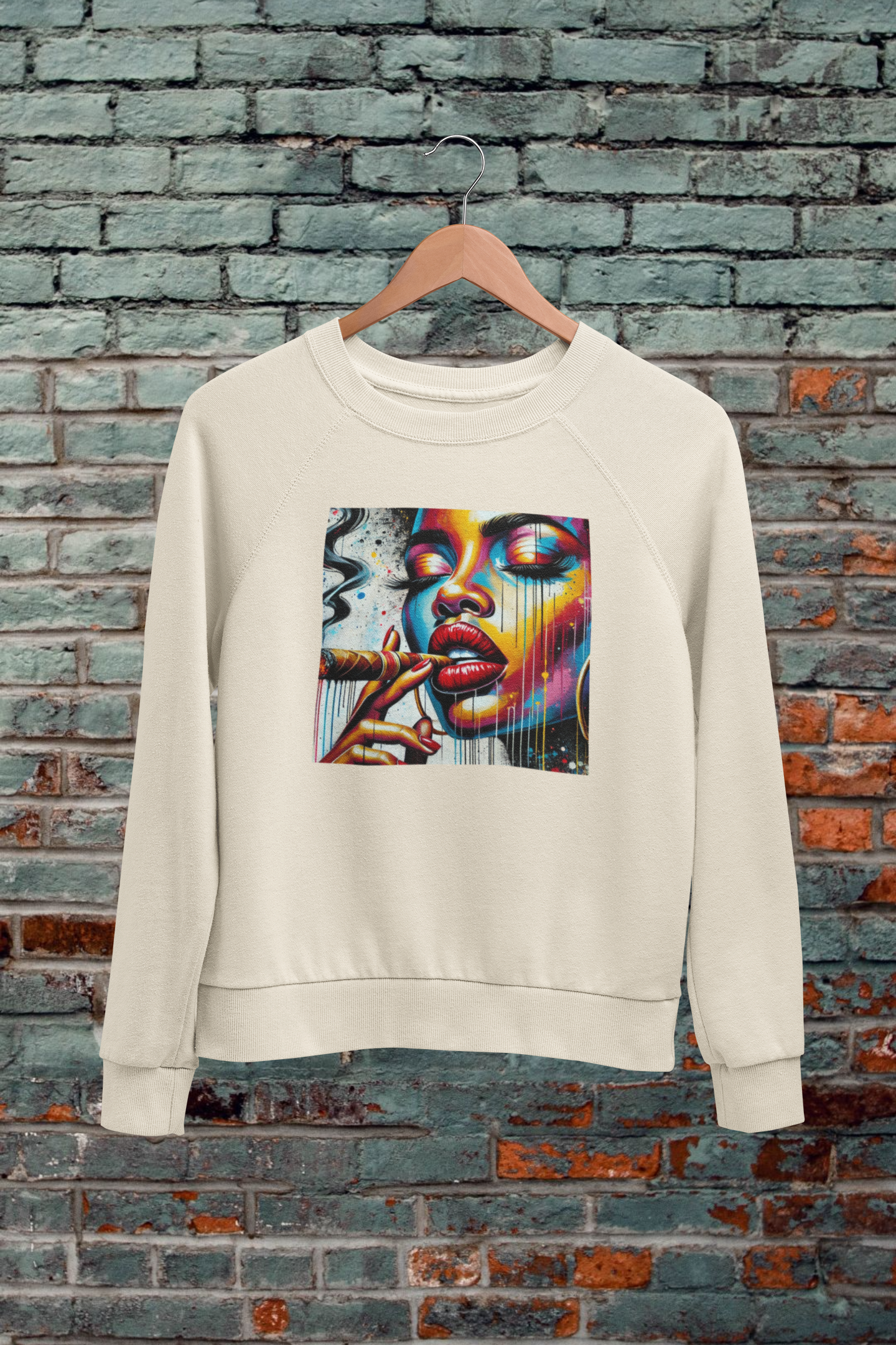 Red Lips - Cigar Life Sweatshirt - 550strong