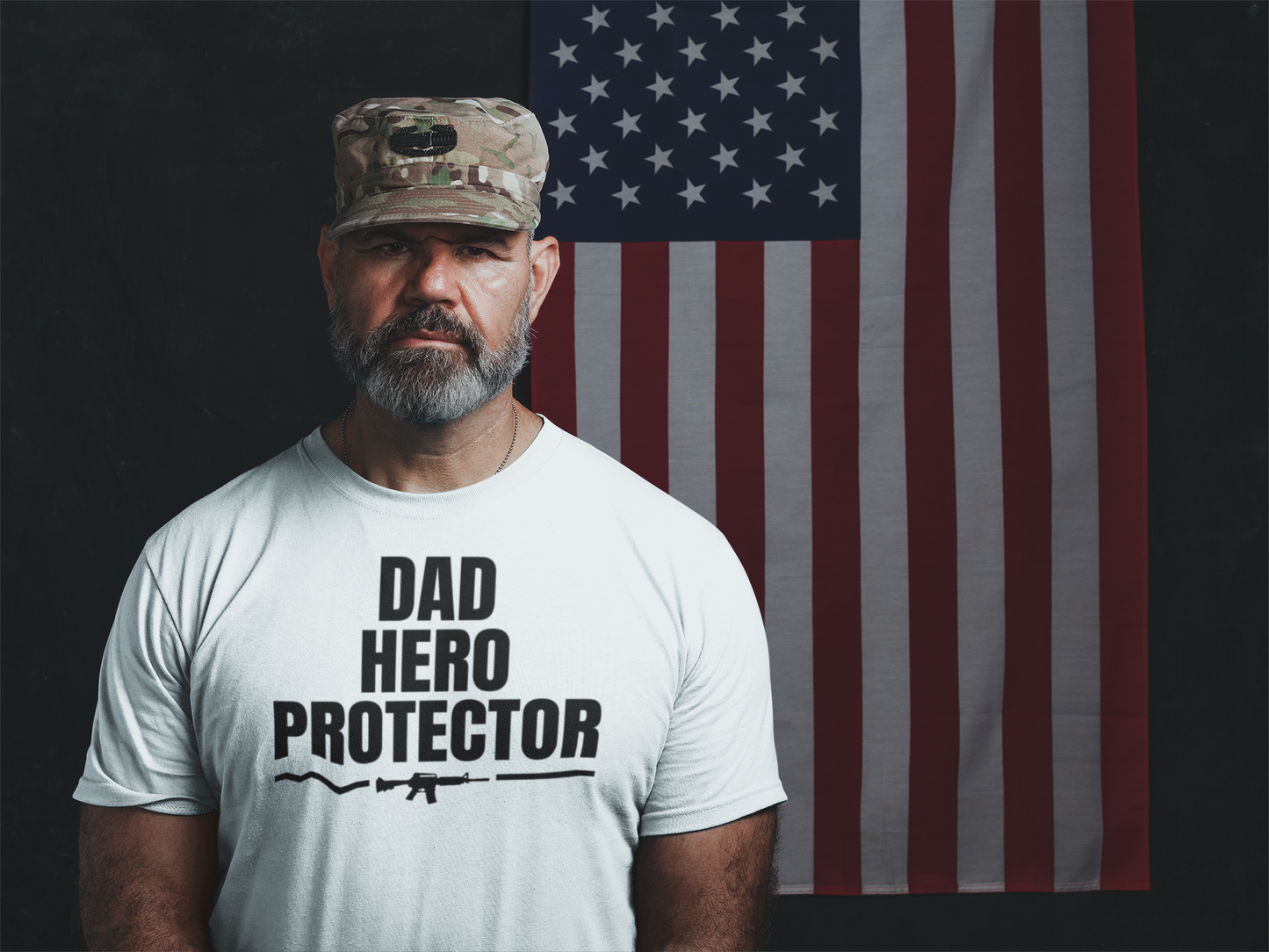 Family - Dad, Hero, and Protector - Military Edition - 550strong