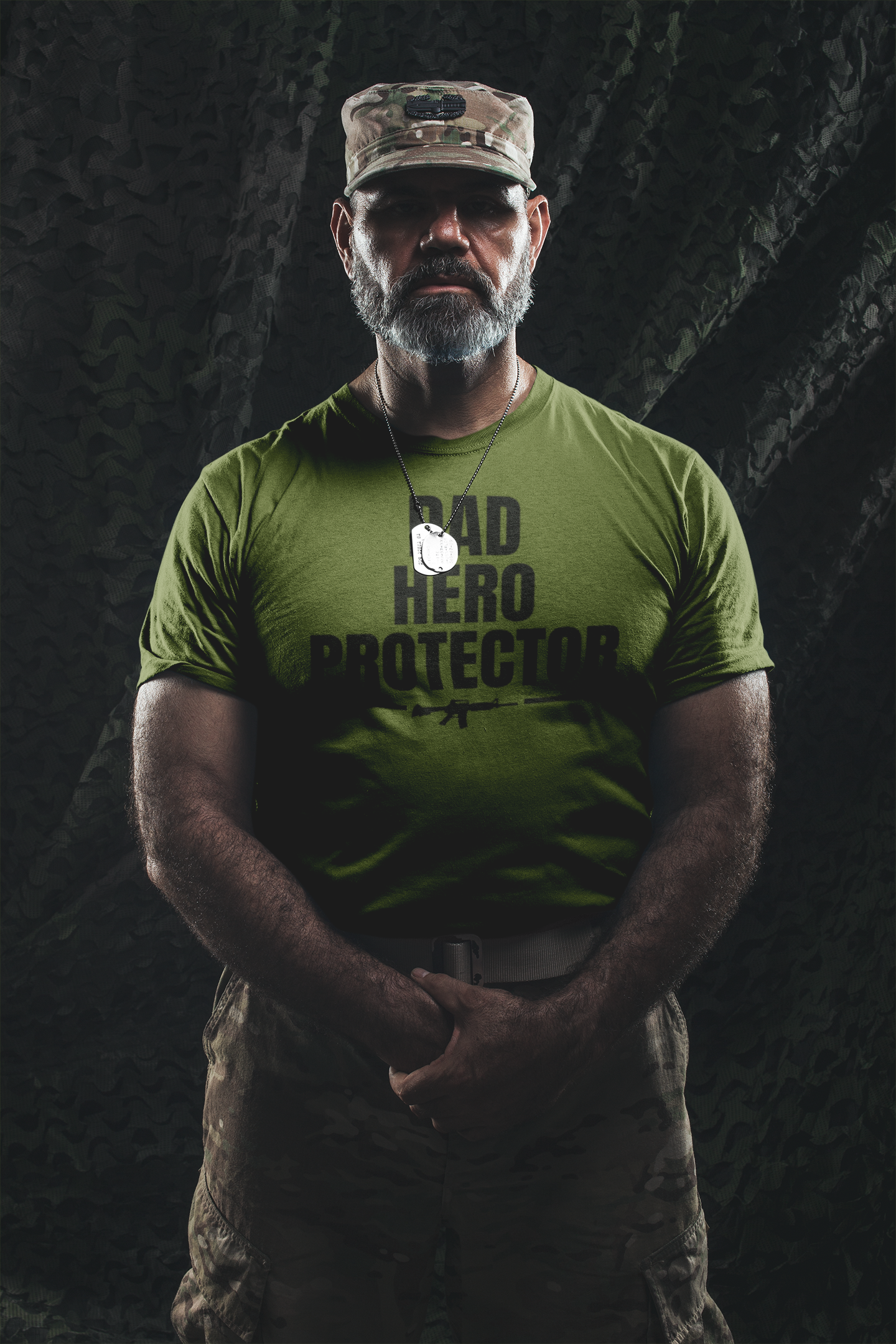 Family - Dad, Hero, and Protector - Military Edition - 550strong