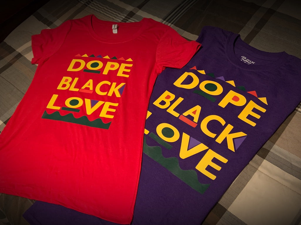 BLM - Black Dope Love III Shirt (Purple and Red Edition) - 550strong