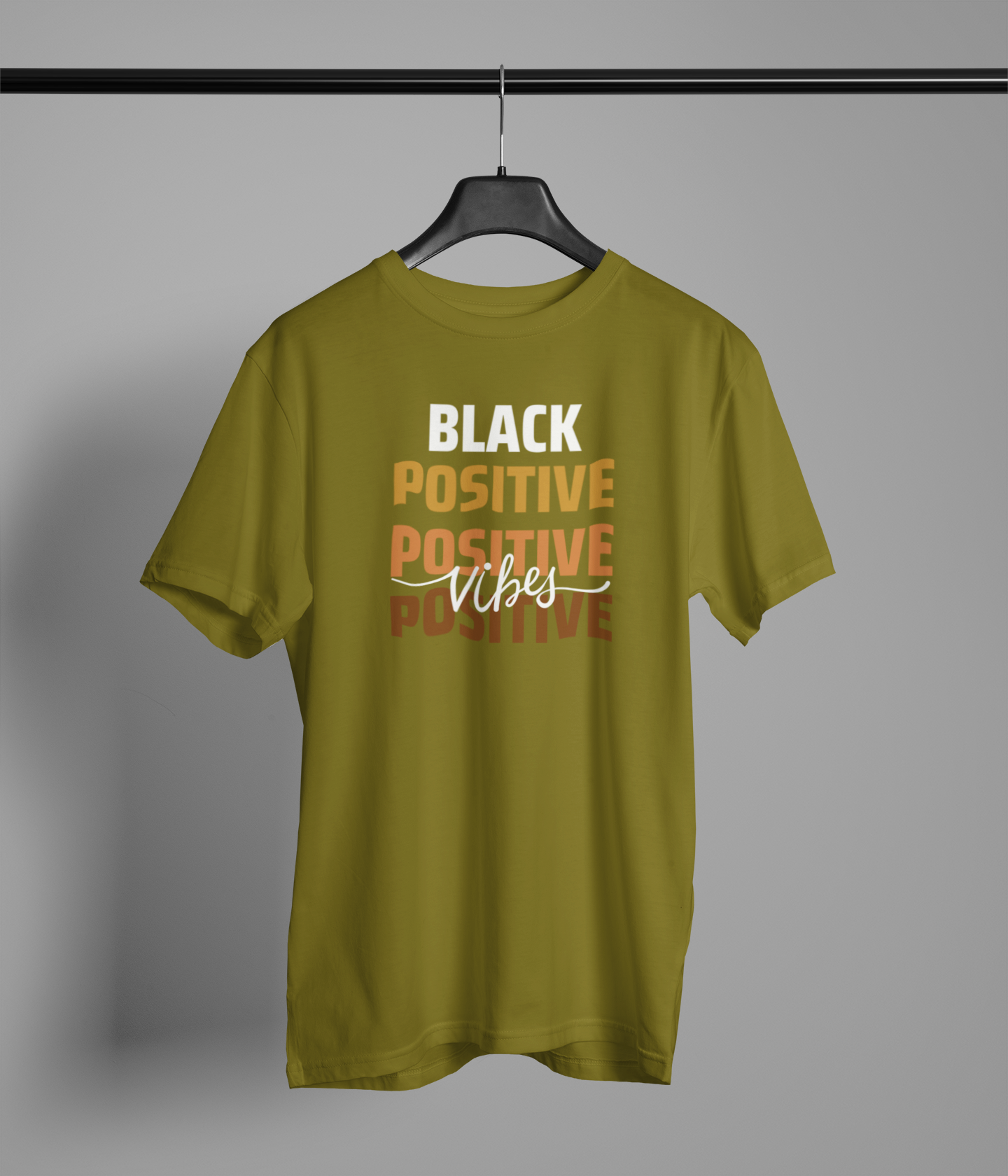 Black Positive Vibes Shirt - 550strong
