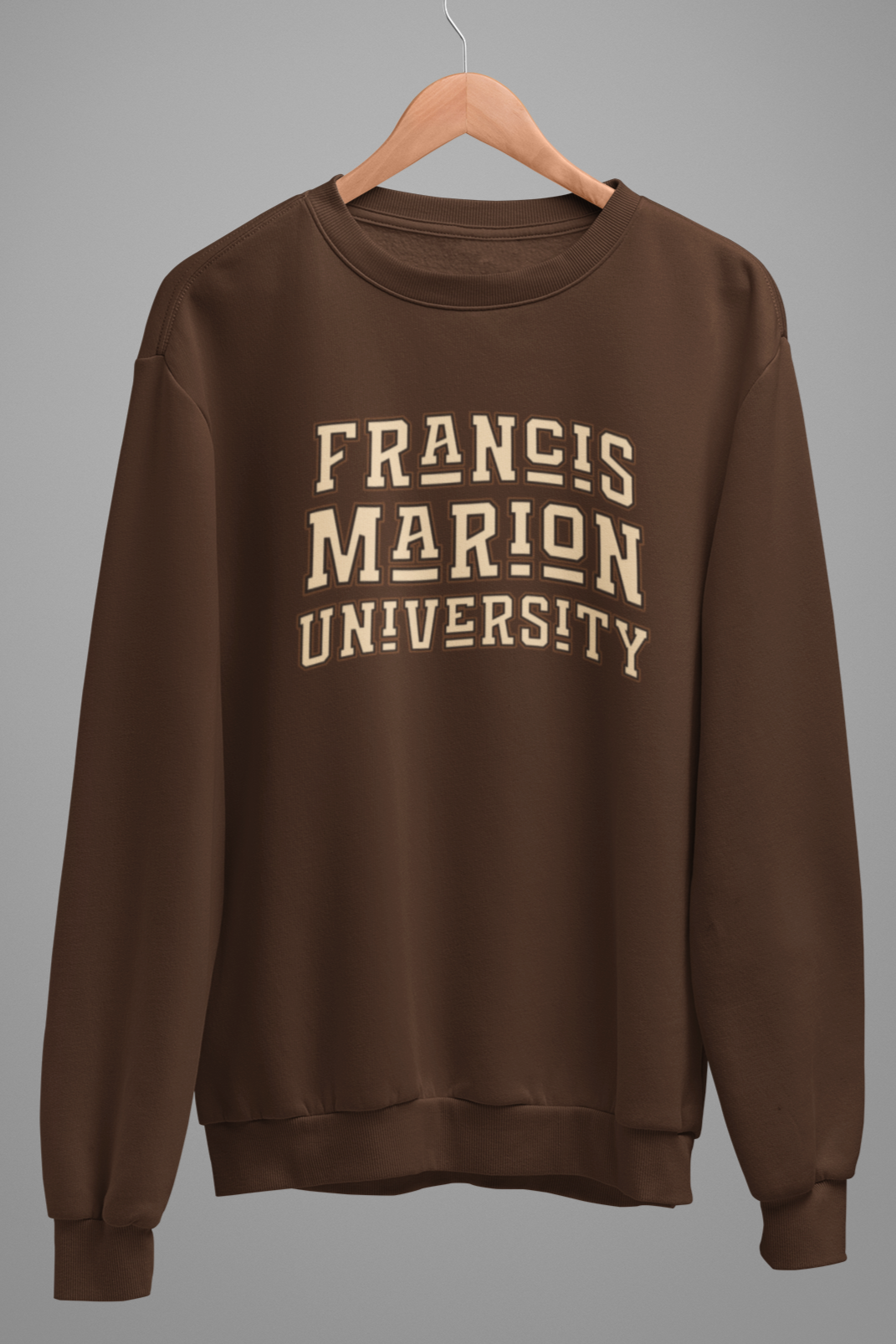 FMU - Francis Marion University Chocolate and Cream - Sweatshirt - 550strong