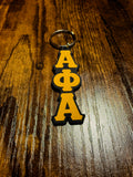 Alpha Kappa Alpha and Alpha Phi Alpha Letter Key Chain Bundle