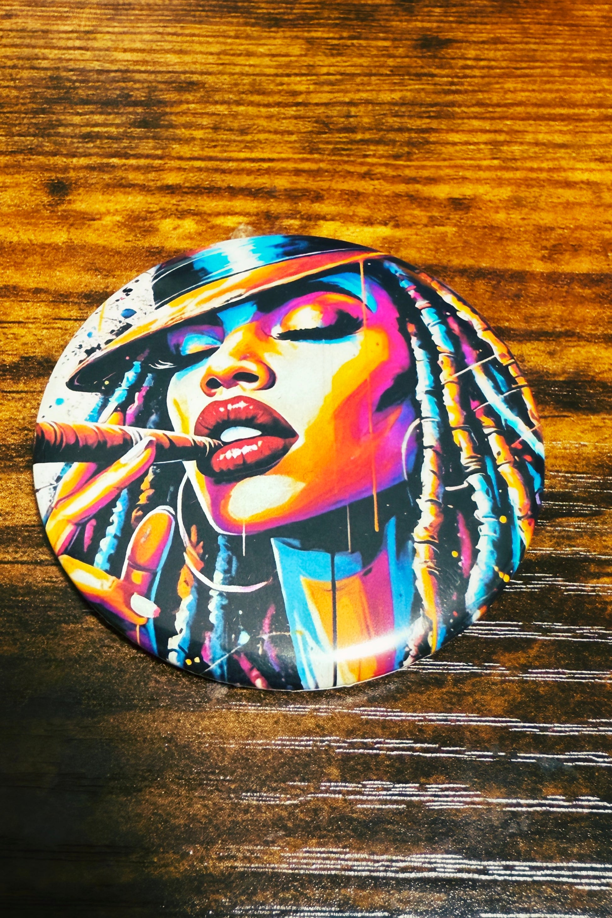 Cigar Life Button - Da Smoke - 2.25" - 550strong