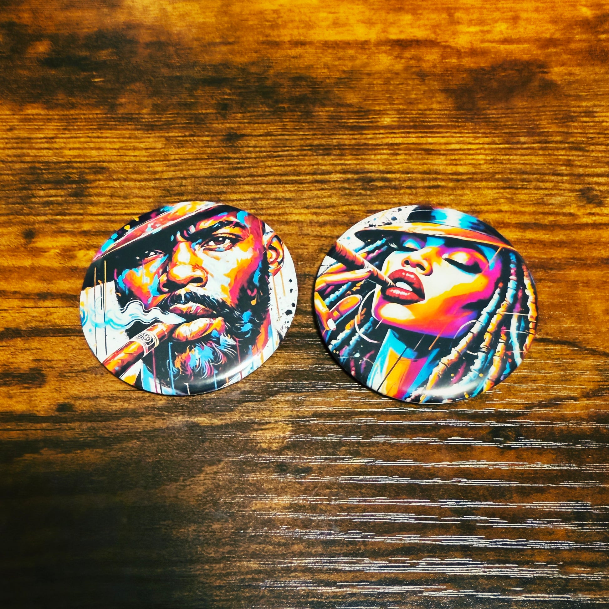 Cigar Life Button - Da Smoke - 2.25" - 550strong