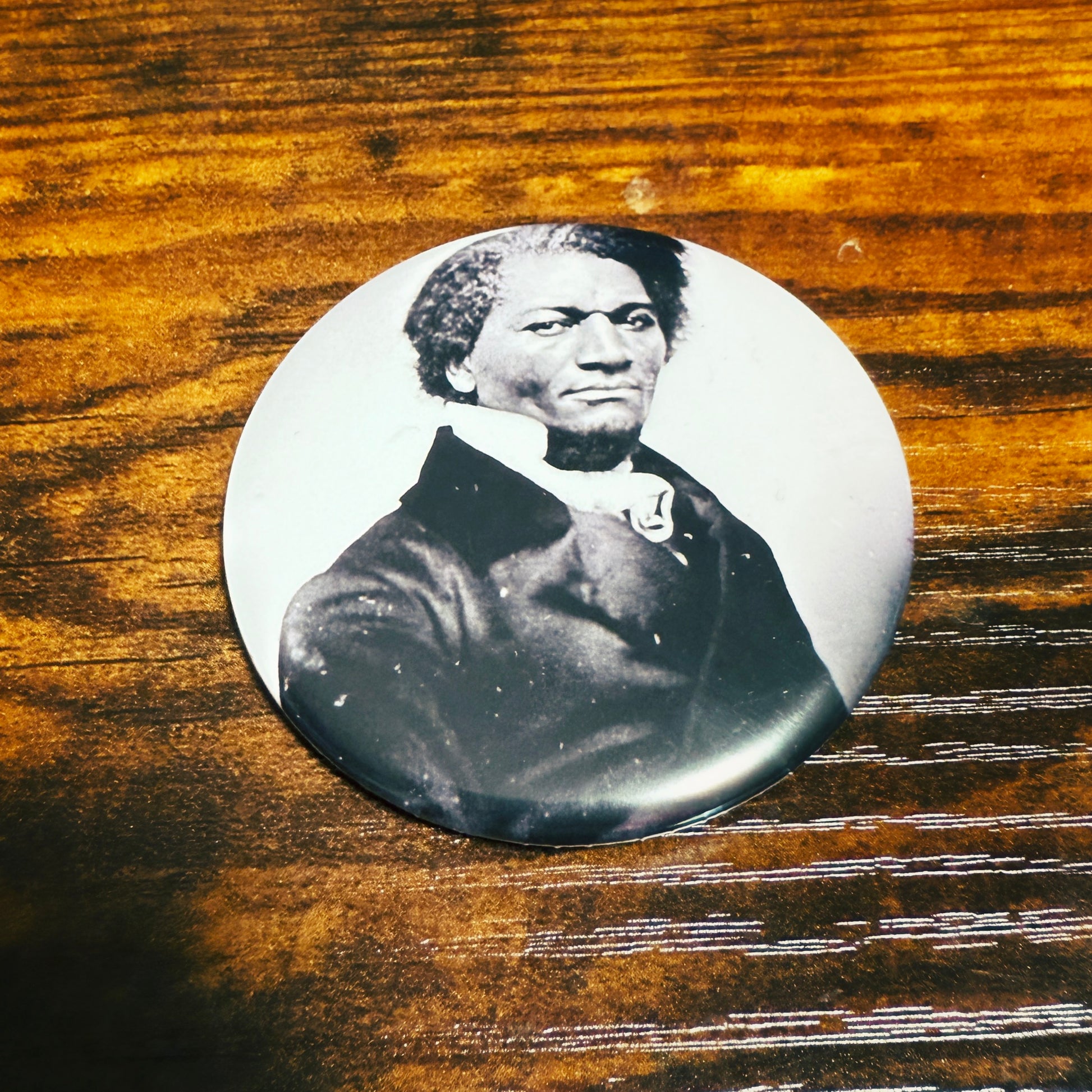Black History Button - Fredrick Douglass - 2.25" - 550strong