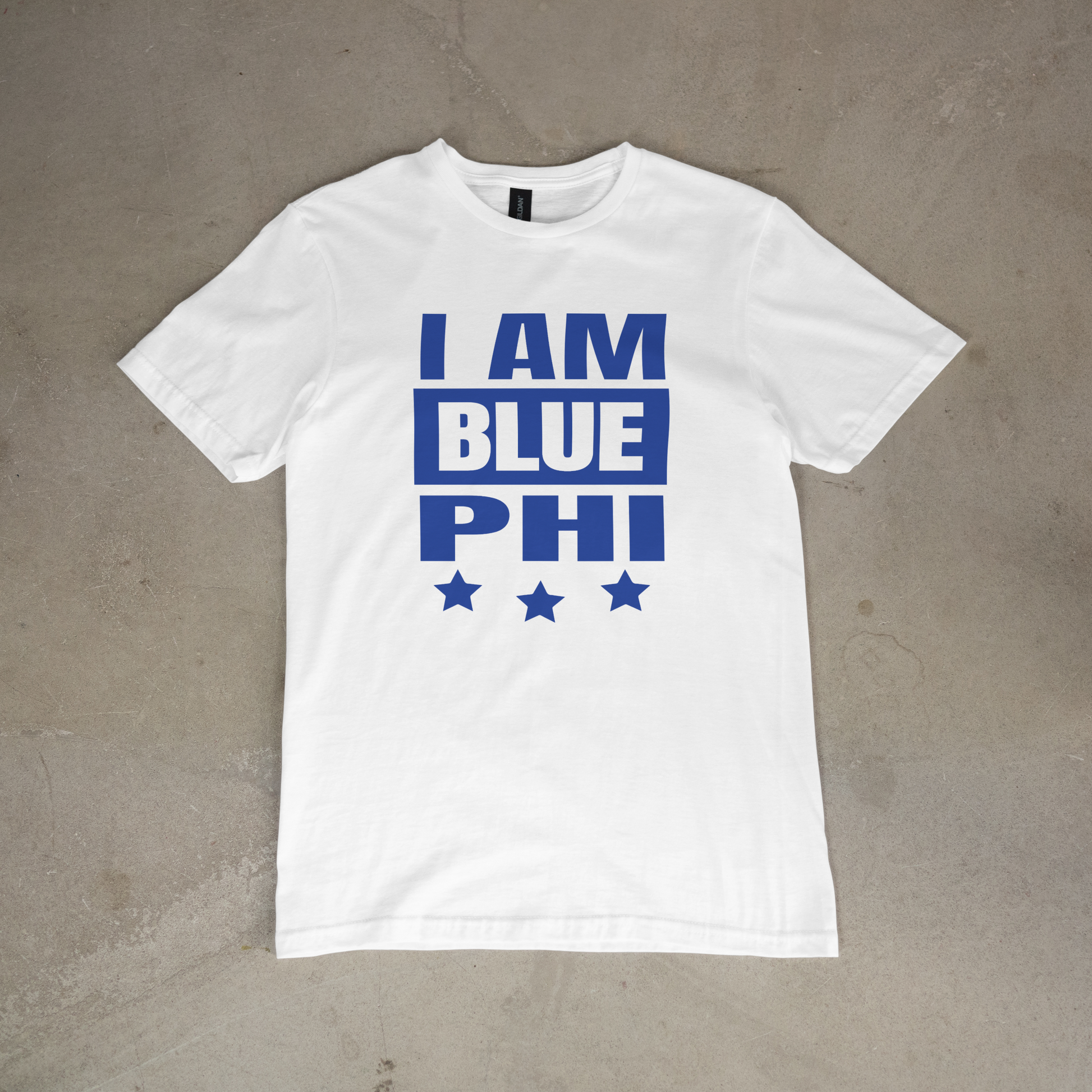 I AM BLUE PHI - G - Phi Beta Sigma Greek T-Shirt - 550strong