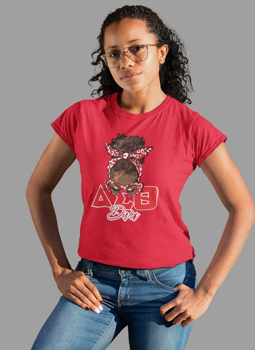 Delta Sigma Theta Shirt - Delta Diva - Greek paraphernalia - 550strong