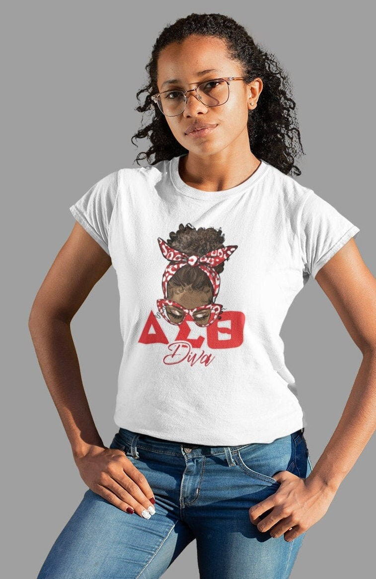 Delta Sigma Theta Shirt - Delta Diva - Greek paraphernalia - 550strong