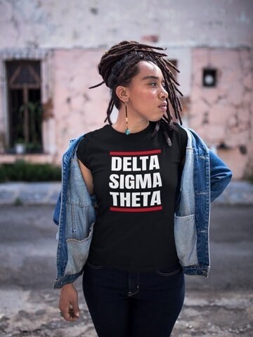 Delta Sigma Theta - Retro DMC Hip-Hop Shirt