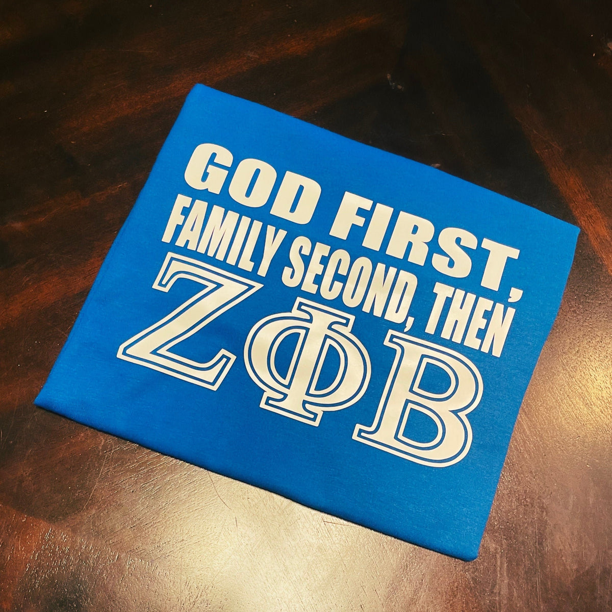 God First Family Second Then Zeta Phi Beta Shirt