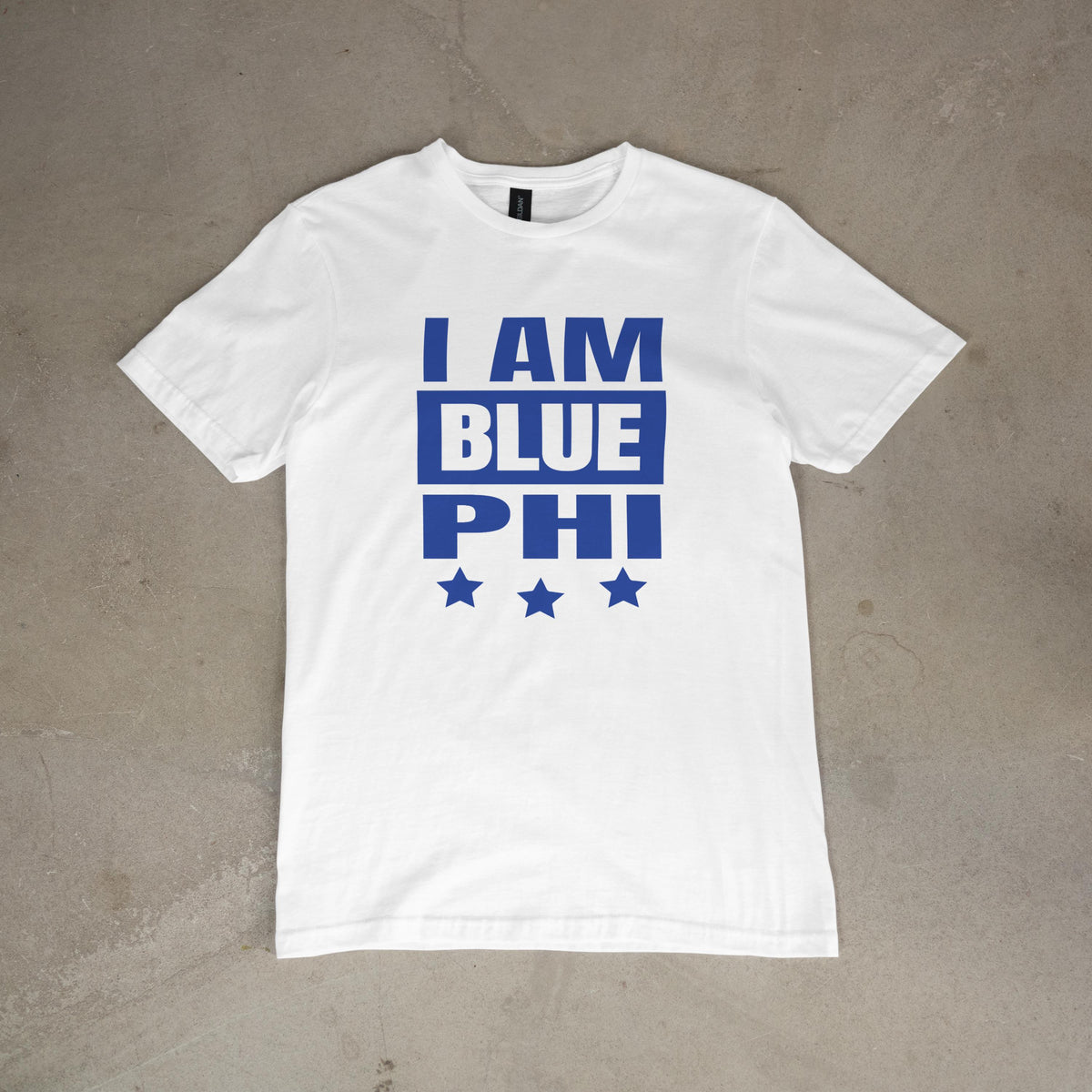 Phi Beta Sigma - I AM BLUE PHI t-shirt.