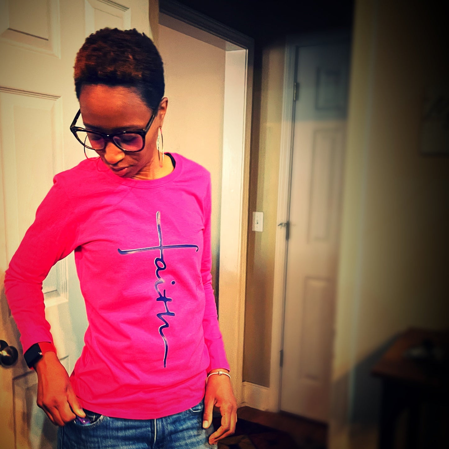 Faith in Purple T-Shirt - 550strong