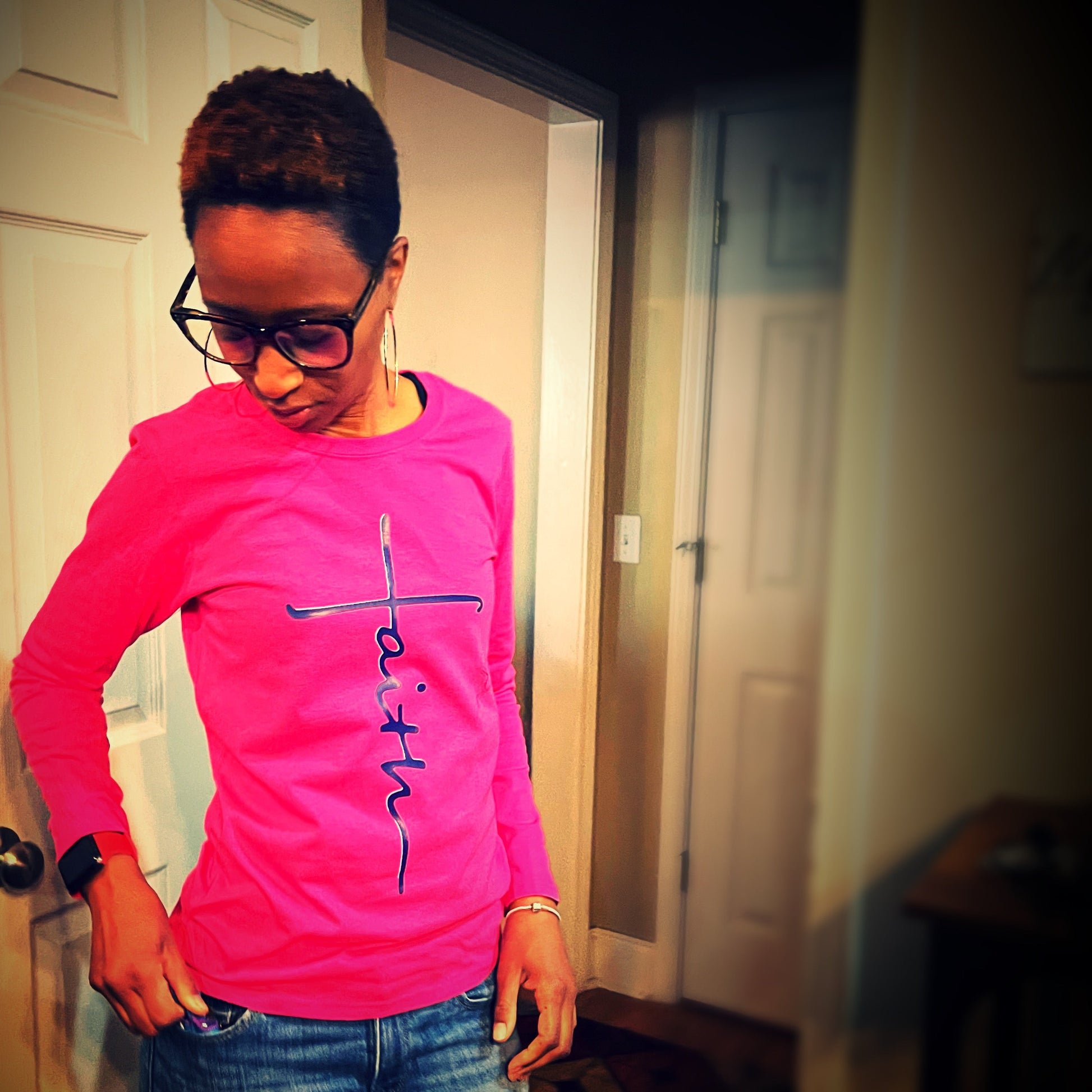 Faith in Purple T-Shirt - 550strong