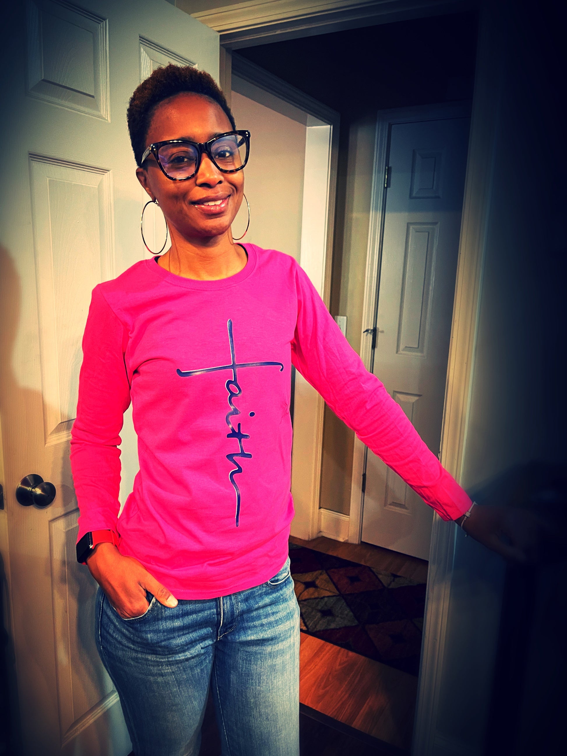 Faith in Purple T-Shirt - 550strong