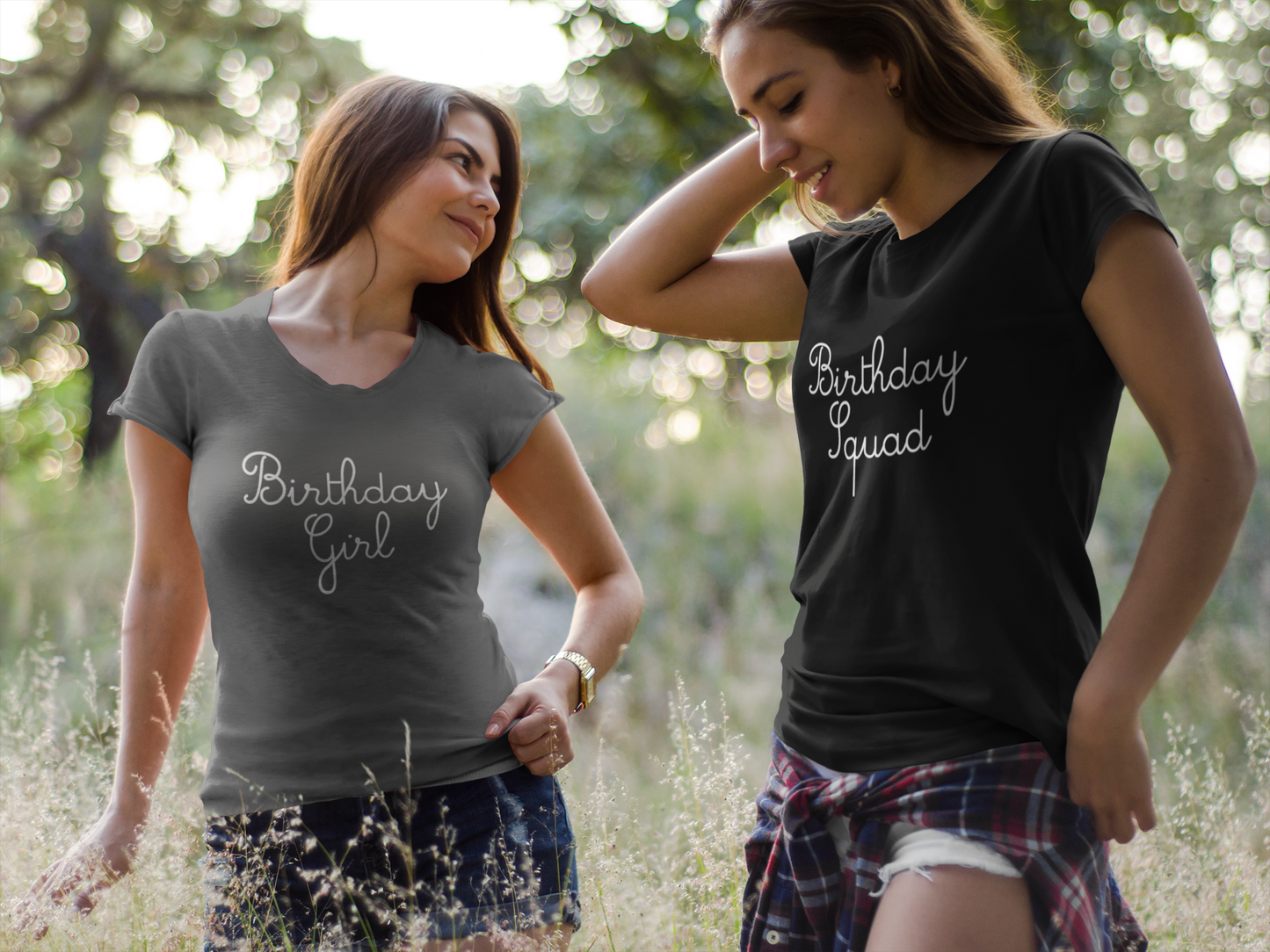 Birthday Girl and Squad Simple T-Shirt - I make 40 look dam good - 550strong