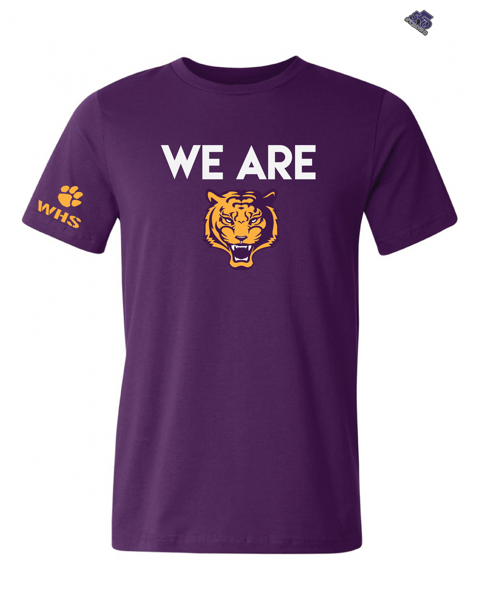 HS - We Are Wilson (Tigers) High School T-Shirt - Purple - 550strong