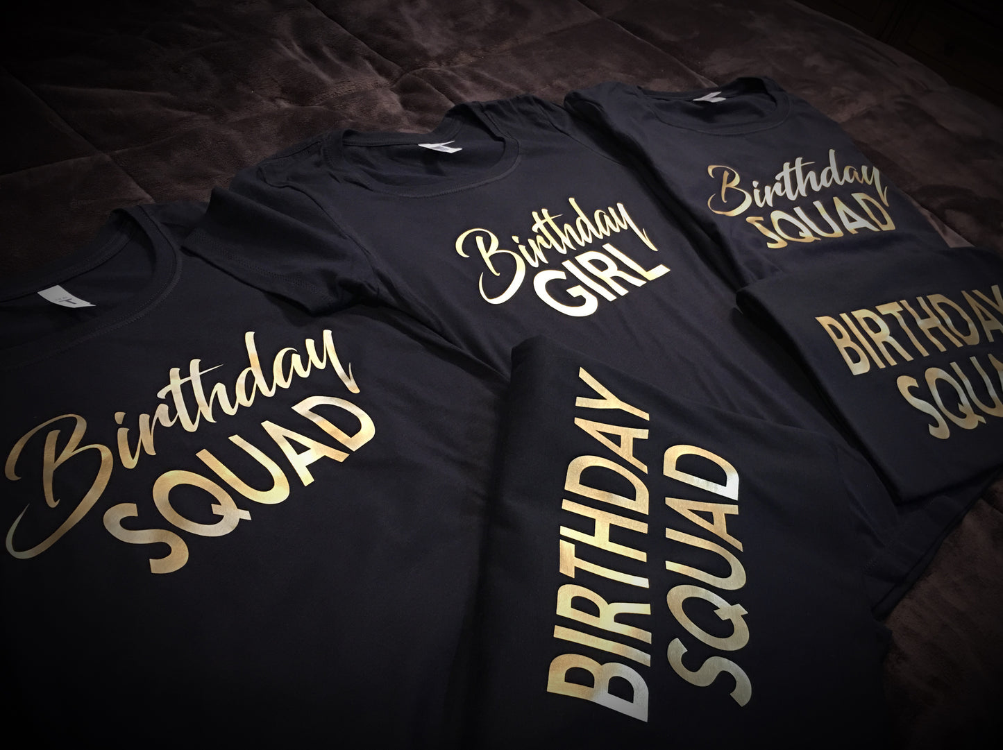 Birthday Girl and Squad T-Shirt
