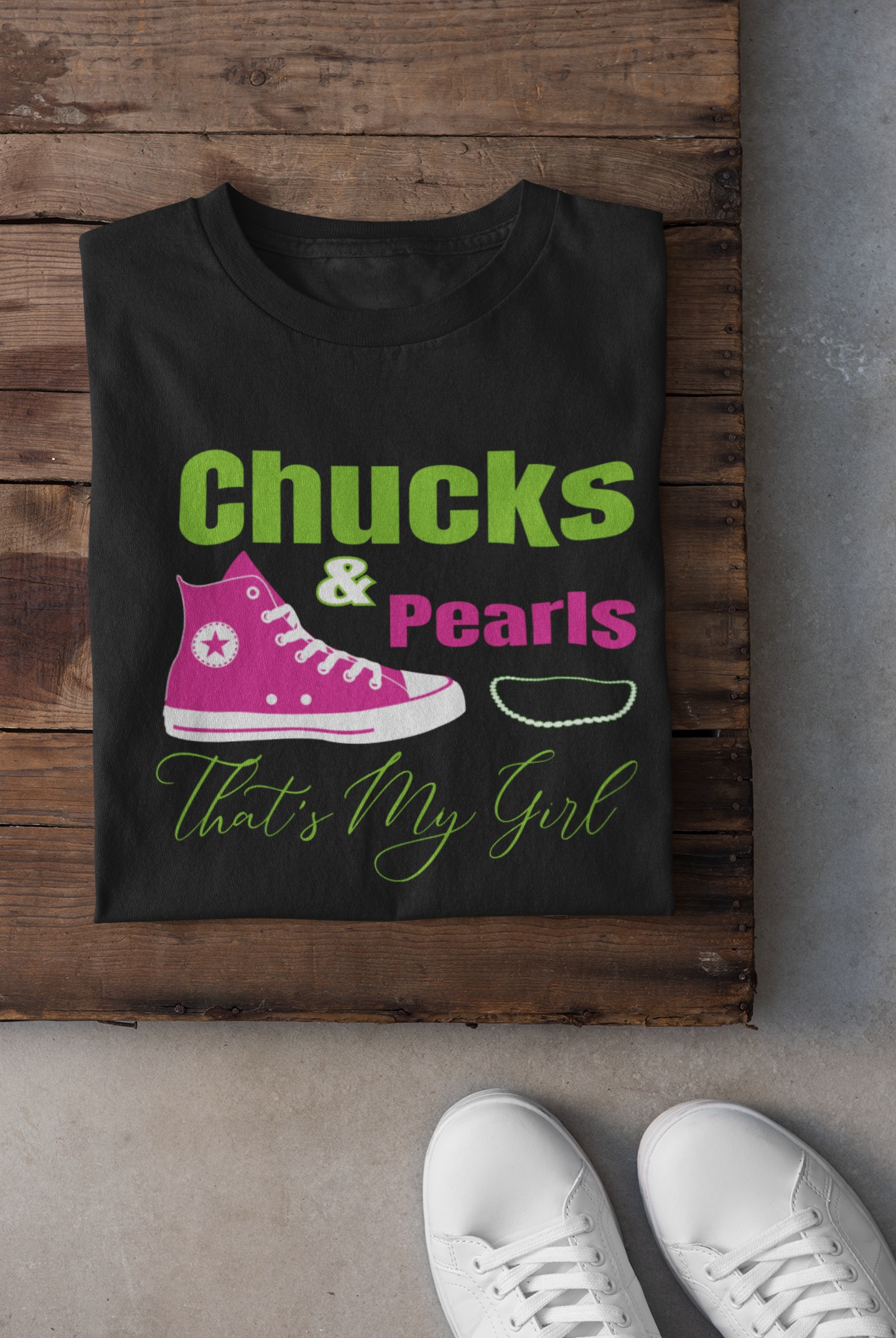 Kamala Harris (AKA) MVP Chucks and Pearls Shirt