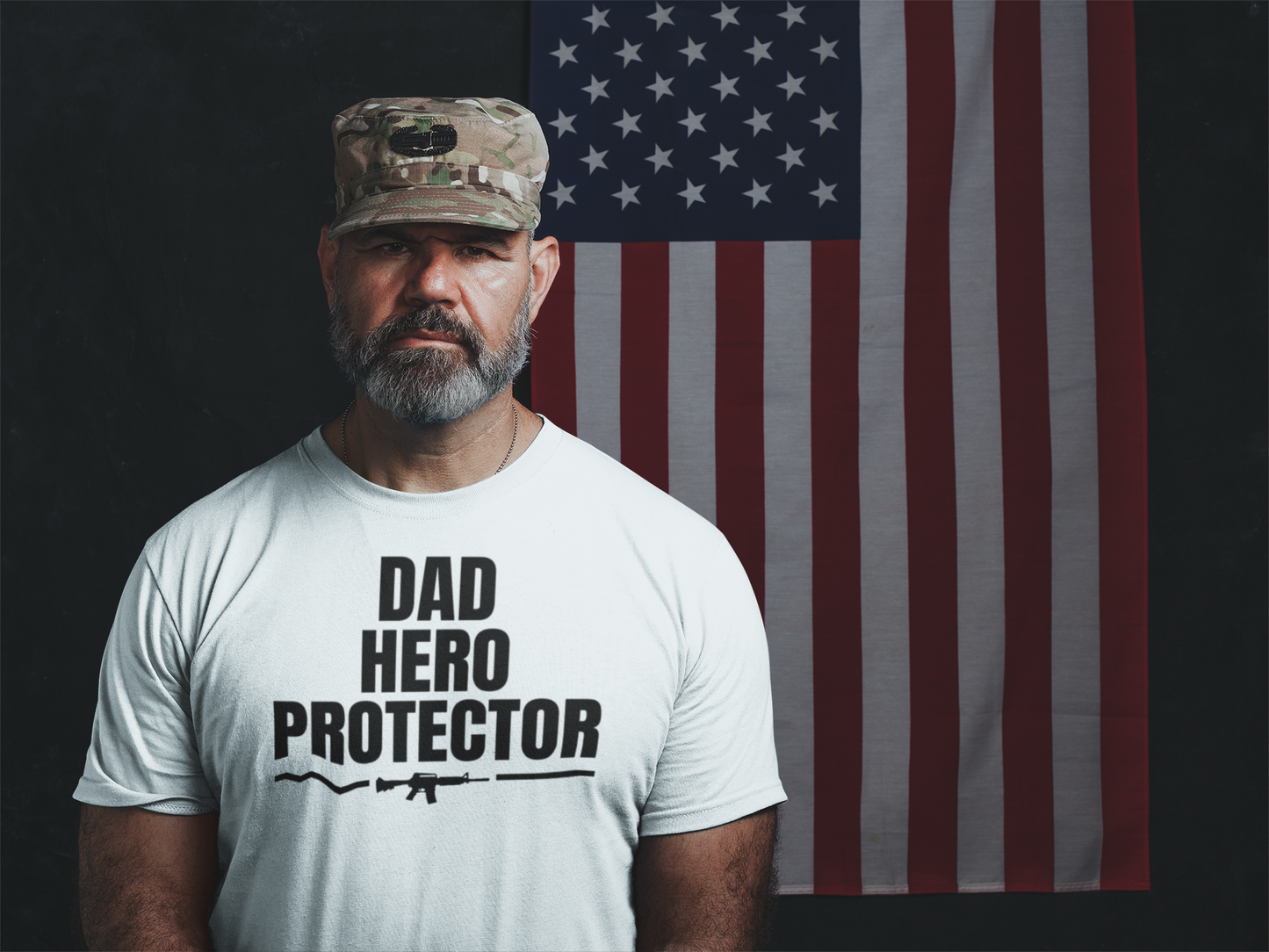 Family - Dad, Hero, and Protector - Military Edition