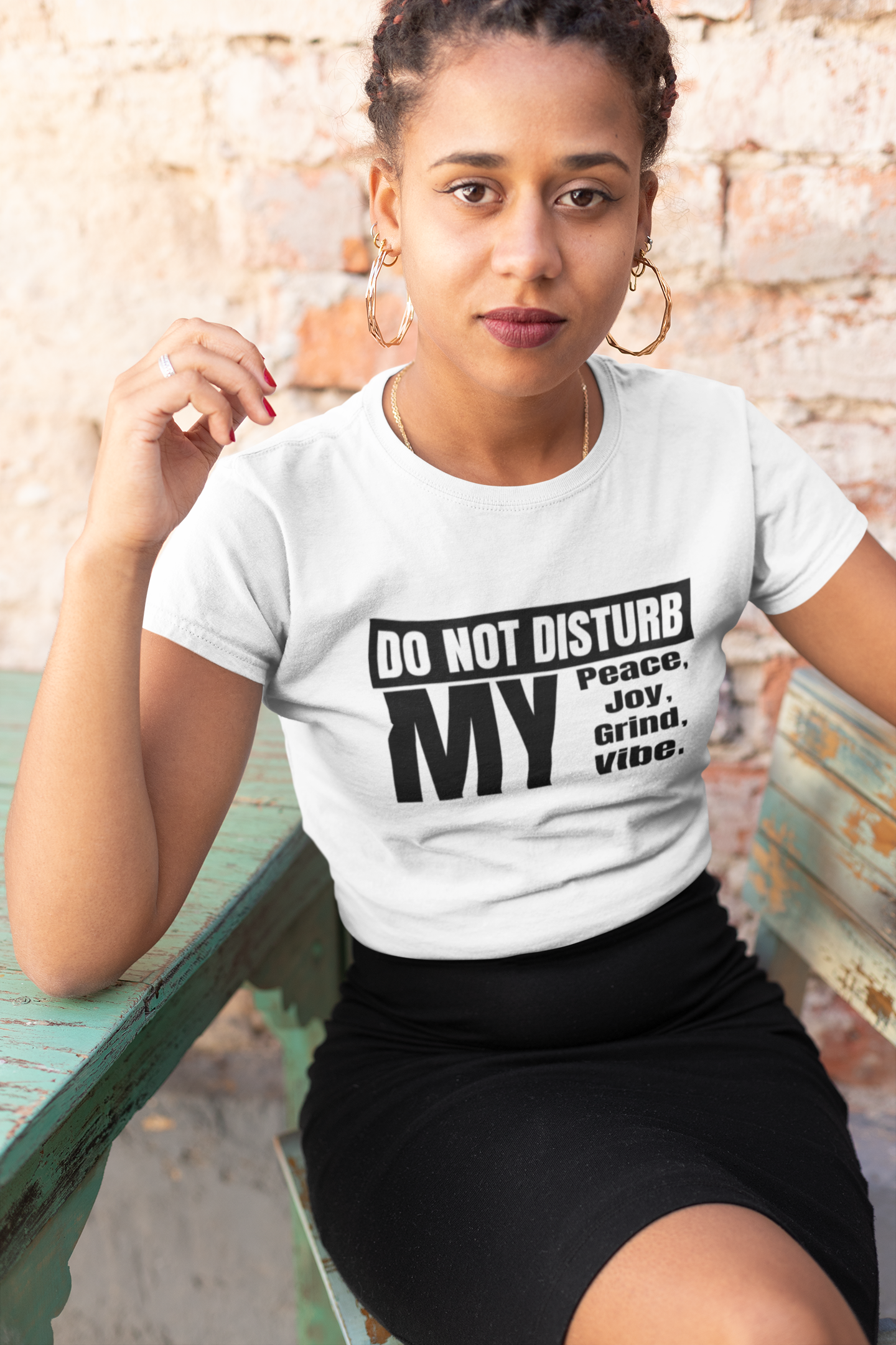 Do Not Disturb My Peace, Joy, Grind, or Vibe Shirt v2