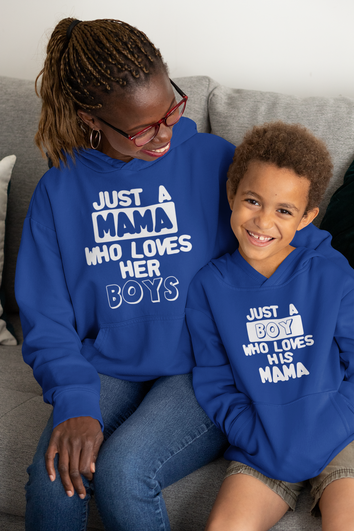 Family - Just a Mama, Just a Dad - Hoodie