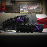 Lupus | Domestic Violence Awareness Ribbon Paracord Bracelet - 550strong