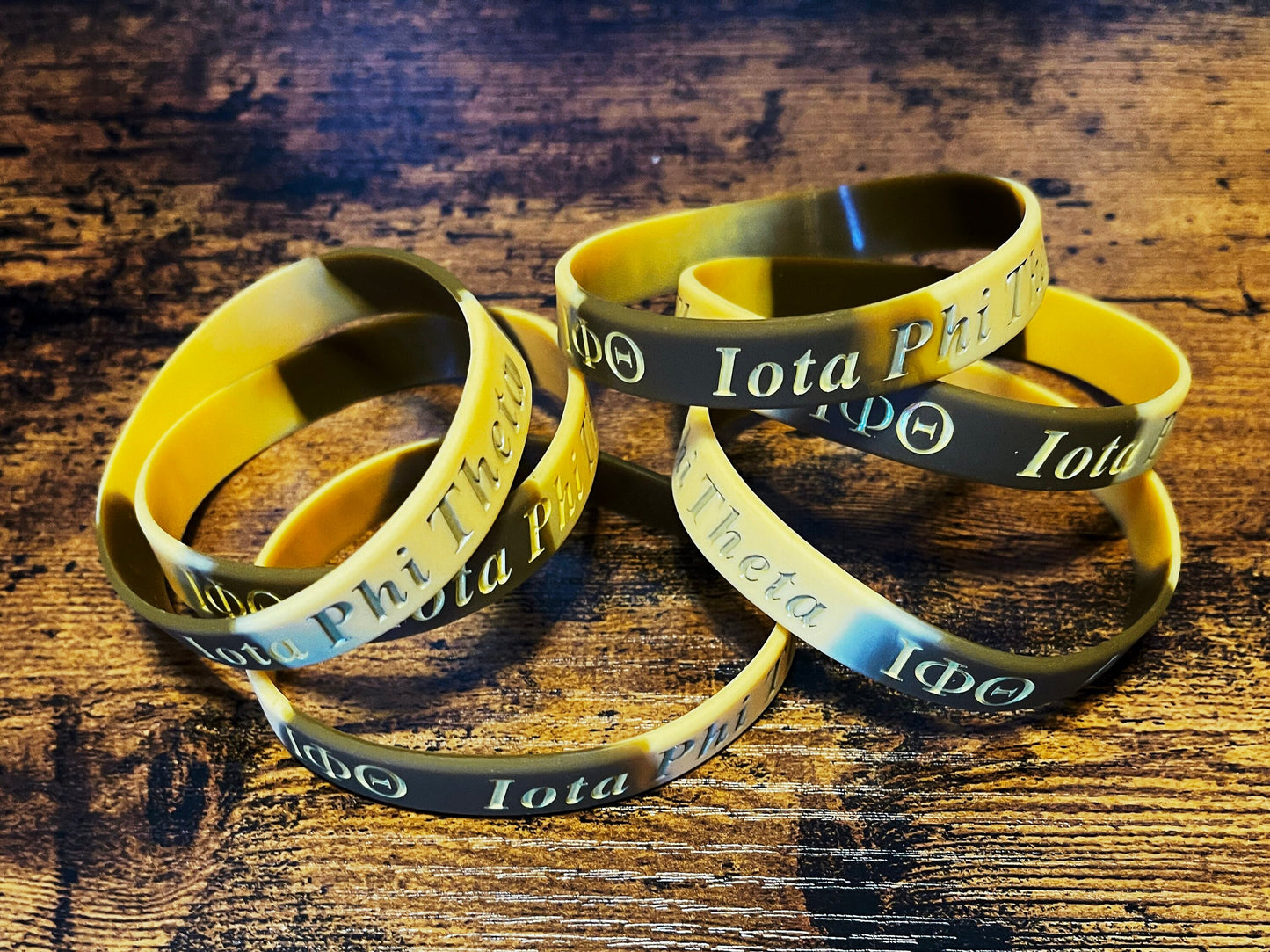 IOTA Phi Theta Bracelet Wristband / IOTA Phi Theta Soft PVC Bracelet - 550strong