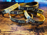 IOTA Phi Theta Bracelet Wristband / IOTA Phi Theta Soft PVC Bracelet - 550strong
