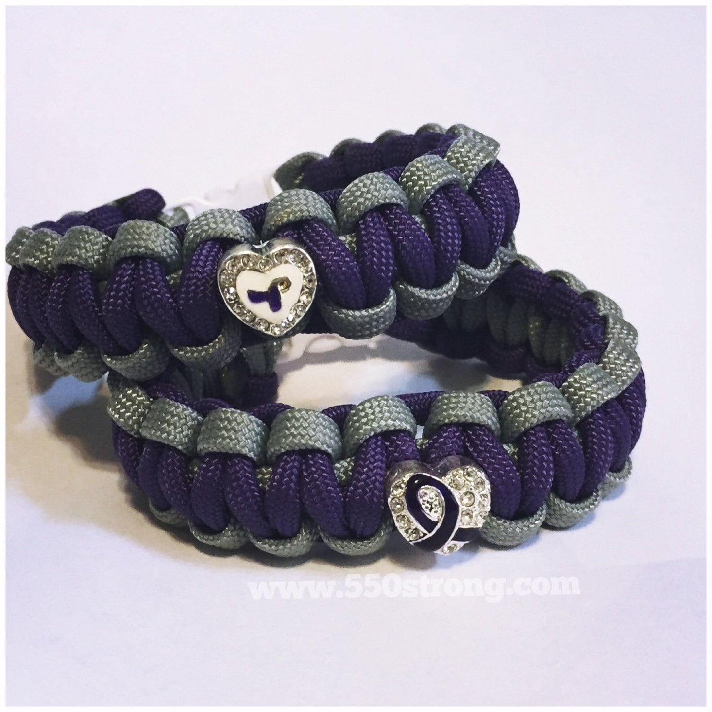 Lupus/Domestic Violence Awareness Bracelet - 550strong