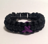 Lupus | Domestic Violence Awareness Ribbon Paracord Bracelet - 550strong