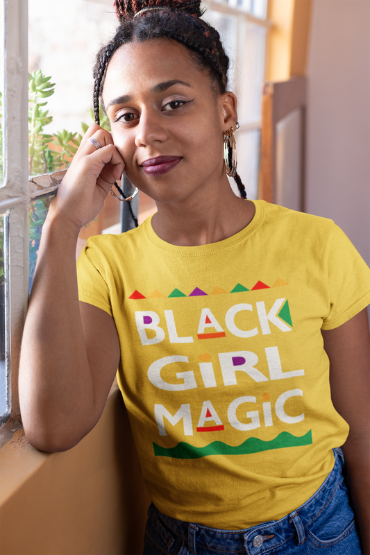 BLM - Black Girl Magic 90's Edition Shirt - Yellow