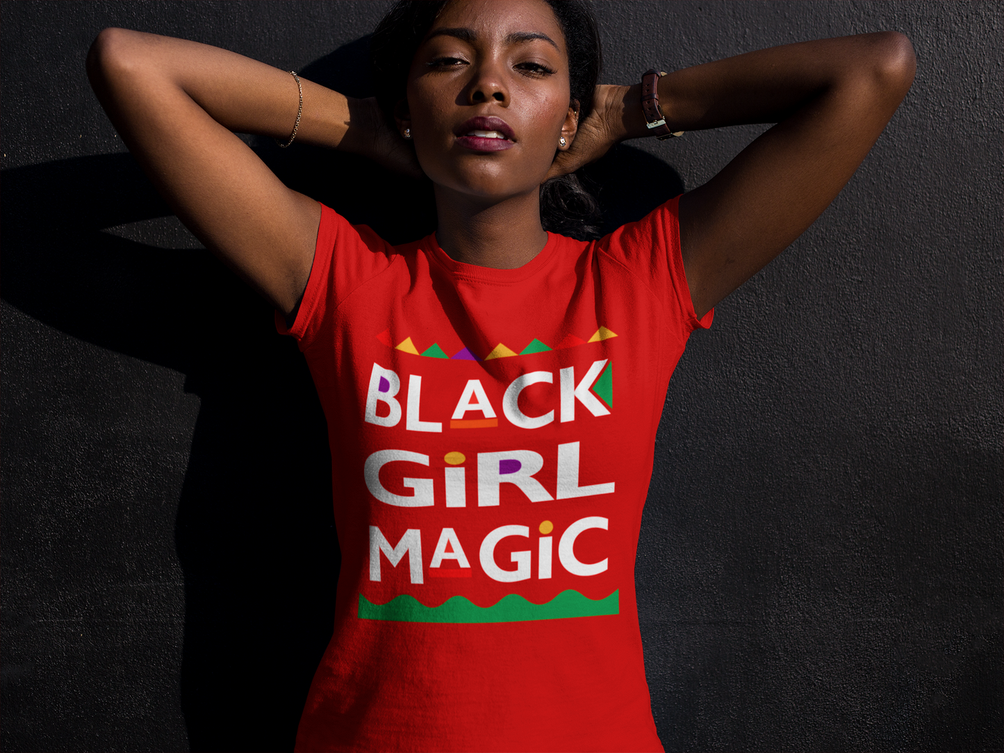 BLM - Black Girl Magic 90's Edition Shirt - Red